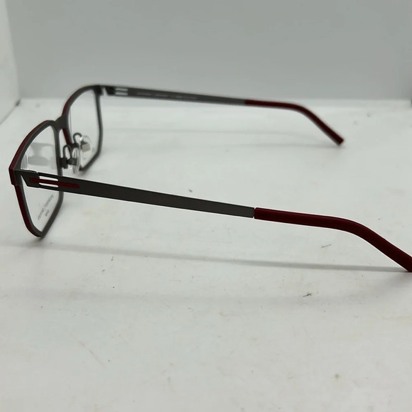 ProDesign Denmark 6936 Men’s Eyeglasses Frames Case. RXable c4031 Red Dark NWT - Picture 4 of 10